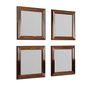 Hanah Home Juego de Espejos Loza - Bronce